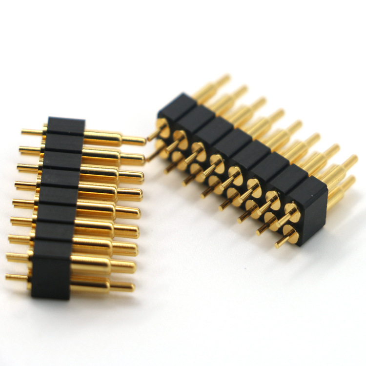 双排16pin弹簧充电针平板电脑键盘通电pogopin连接器顶针探针插针