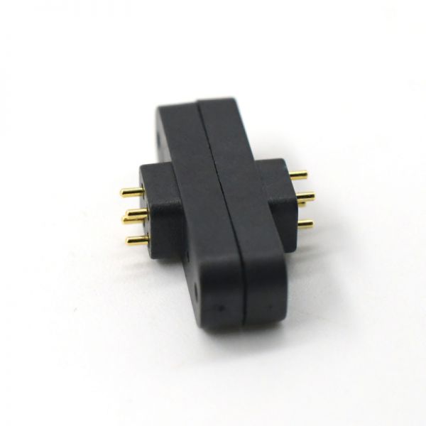 4pin磁吸充电头双排吸附式充电连接器公母座笔记本电脑磁吸连